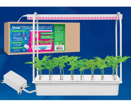 Светодиодный светильник для растений Uniel Гидропоника ULT-P44A-10W/SPSB IP40 Aqua White UL-00004496, изображение 2