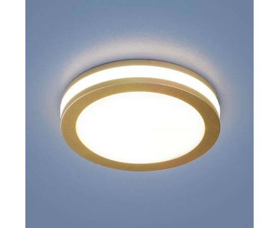 Встраиваемый светодиодный светильник Elektrostandard DSKR80 5W 4200K SGD золото матовый a049509, изображение 2