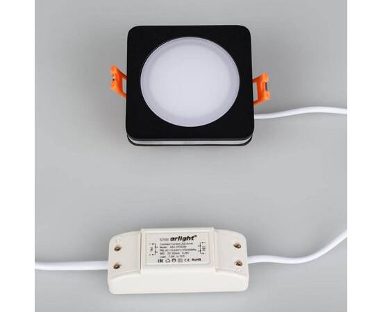 Встраиваемый светодиодный светильник Arlight LTD-80x80SOL-BK-5W Day White 021481, изображение 3