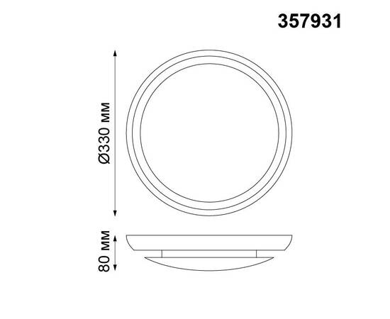 Потолочный светодиодный светильник Novotech Over Cail 357931, изображение 3