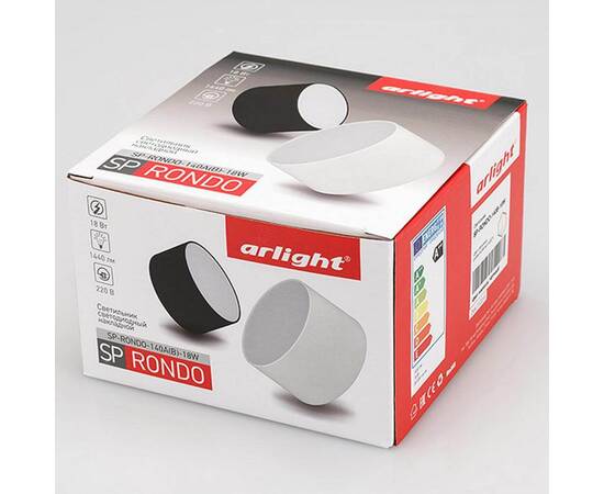 Потолочный светодиодный светильник Arlight SP-Rondo-140A-18W Day White 021782, изображение 13
