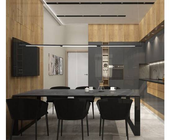 Подвесной светодиодный светильник Crystal Lux Largo SP33W L1770 Black, изображение 2