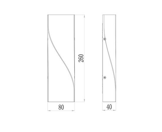 Уличный настенный светодиодный светильник Maytoni Twist O040WL-L11B3K, изображение 2
