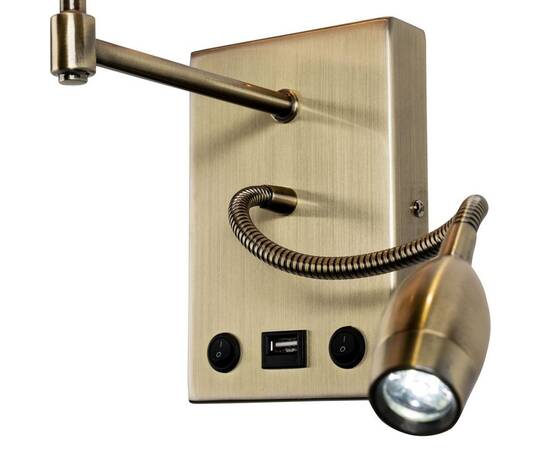 Бра Arte Lamp Elba A2581AP-2AB, изображение 4