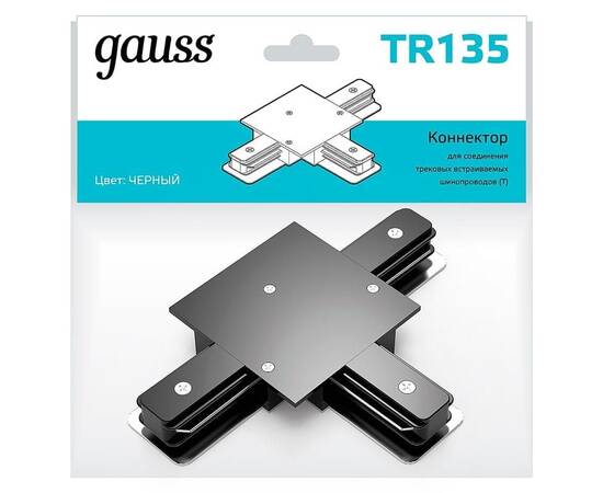 Коннектор T-образный Gauss TR135, изображение 2