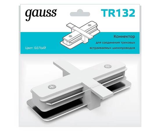 Коннектор прямой Gauss TR132, изображение 2