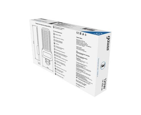 Уличный светодиодный консольный светильник Gauss Qplus 629535320, изображение 4