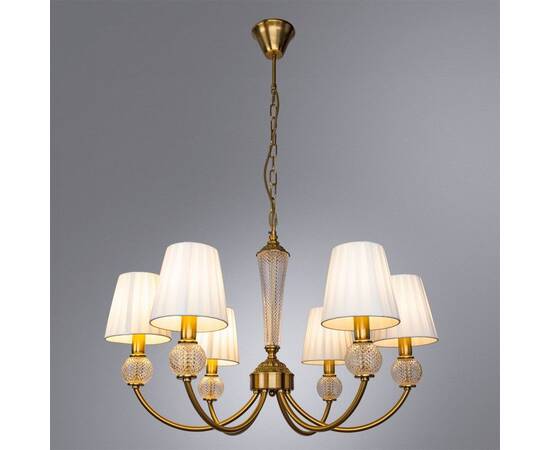 Подвесная люстра Arte Lamp Gracie A7301LM-6PB, изображение 6