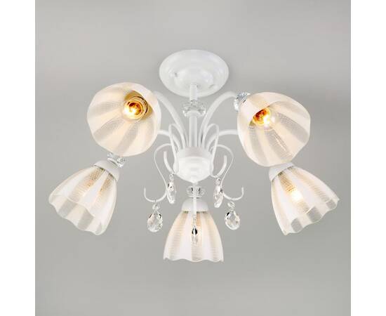 Потолочная люстра Eurosvet Floranse 30155/5 белый, изображение 3