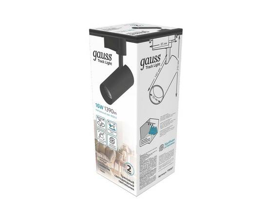 Трековый светодиодный светильник Gauss Track Light Led TR067, изображение 3