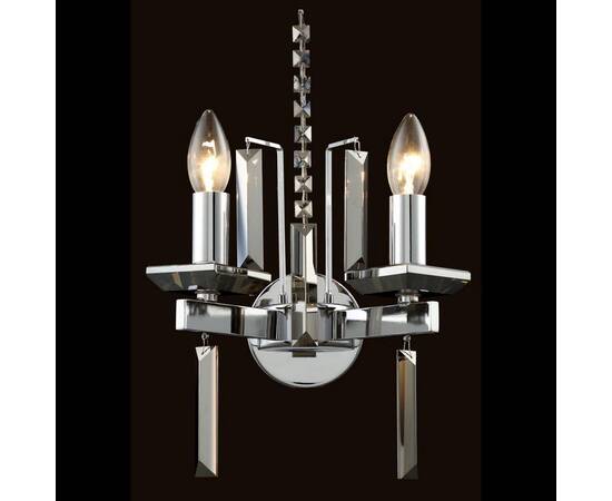 Бра Crystal Lux Marron AP2 Chrome, изображение 2