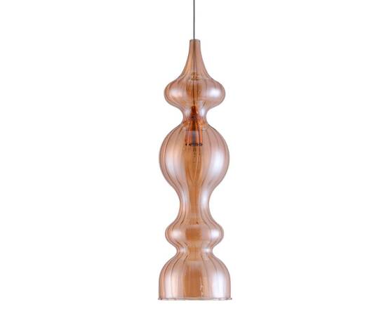 Подвесной светильник Crystal Lux Iris SP1 A Amber, изображение 2