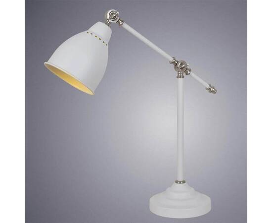 Настольная лампа Arte Lamp Braccio A2054LT-1WH, изображение 2