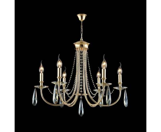 Подвесная люстра Crystal Lux Victoria SP6 Gold/Amber, изображение 4