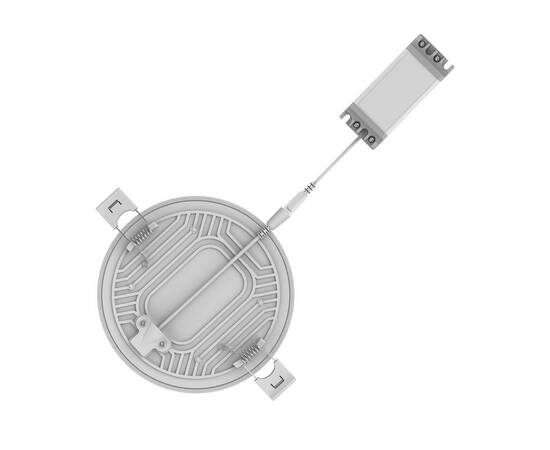 Встраиваемый светодиодный светильник Gauss Frameless круг 967511224, изображение 3