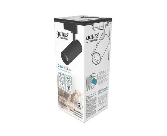 Трековый светодиодный светильник Gauss Track Light Led TR071, изображение 3