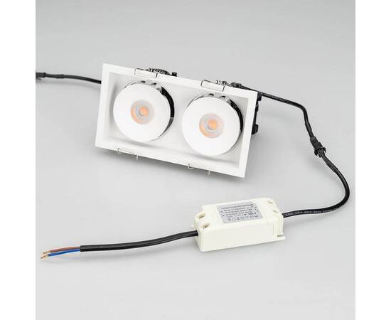 Встраиваемый светодиодный светильник Arlight CL-Simple-S148x80-2x9W Warm3000 026876, изображение 5