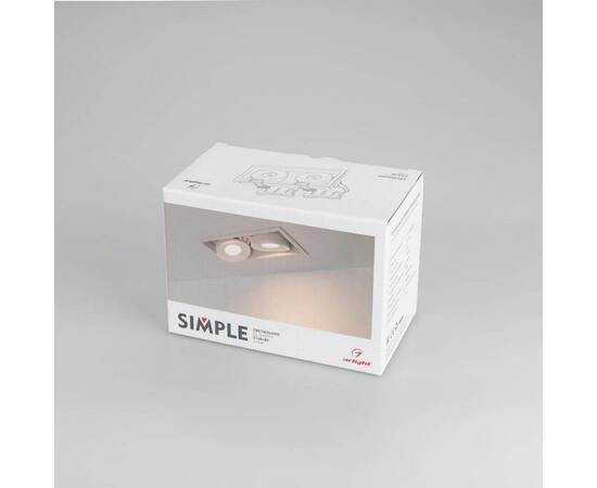 Встраиваемый светодиодный светильник Arlight CL-Simple-S148x80-2x9W Warm3000 026876, изображение 6