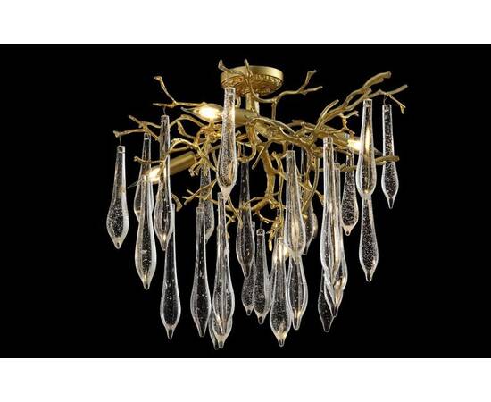 Потолочная люстра Crystal Lux Reina PL5 D600 Gold Pearl, изображение 2