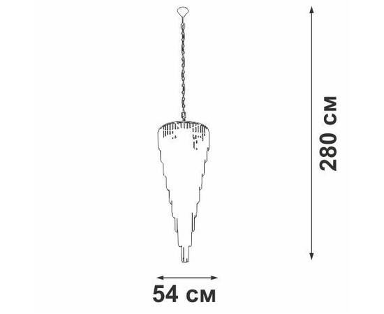 Каскадная люстра Vitaluce V5876-9/25, изображение 2