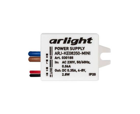 Драйвер Arlight ARJ-KE08350-Mini 4-8V 2,8W IP20 0,35A 030188, изображение 2