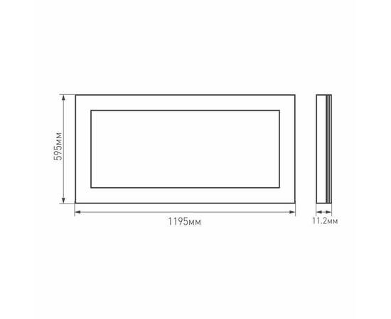 Светодиодная панель Arlight IM-600x1200A-48W White 023158(1), изображение 6