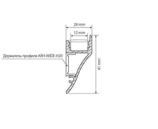 Профиль Arlight ARH-CON-2000 ANOD 018828, изображение 2
