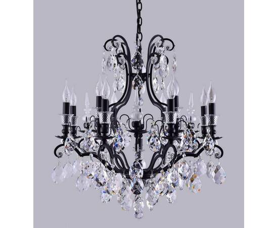 Подвесная люстра Crystal Lux Magnifico SP13 Black/Transparent, изображение 2