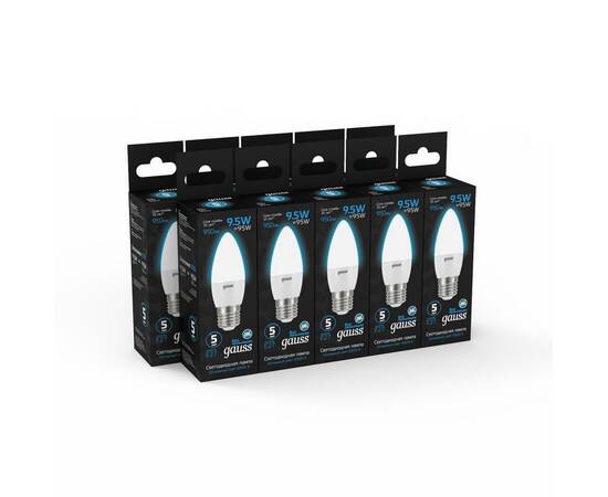 Лампа светодиодная Gauss E27 9.5W 6500K матовая 103102310, изображение 3