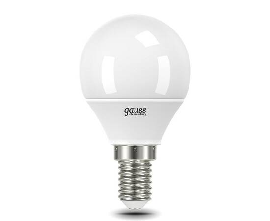 Лампа светодиодная Gauss E14 10W 6500K матовая 53130