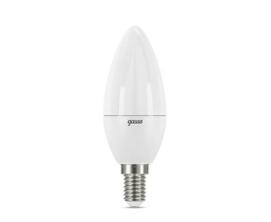 Лампа светодиодная диммируемая Gauss E14 7W 6500K матовая 103101307-D