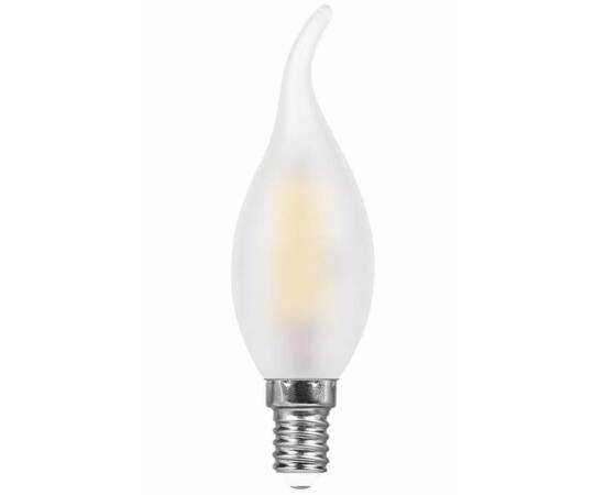 Лампа светодиодная филаментная Gauss E14 5W 4100К матовая 104201205, изображение 2