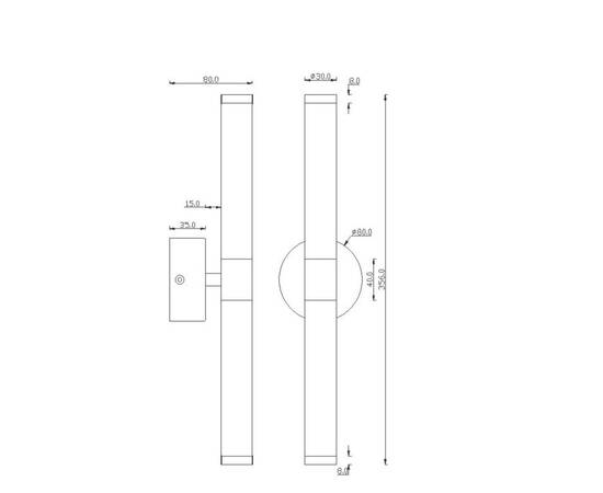 Настенный светильник Maytoni Technical Axis MOD106WL-L10G3K, изображение 4
