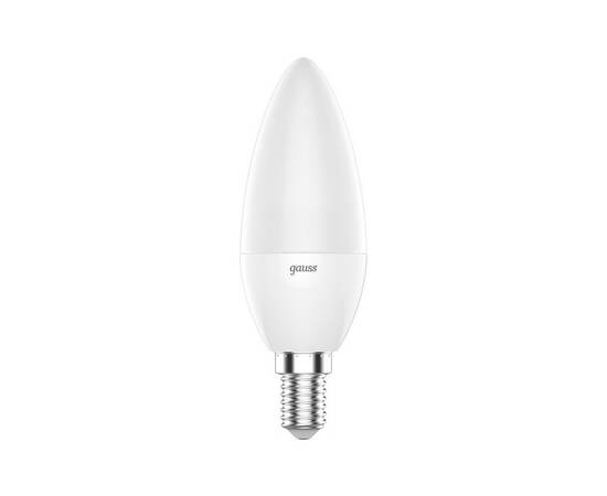 Лампа светодиодная диммируемая Gauss E14 6W RGBW матовая 103101406