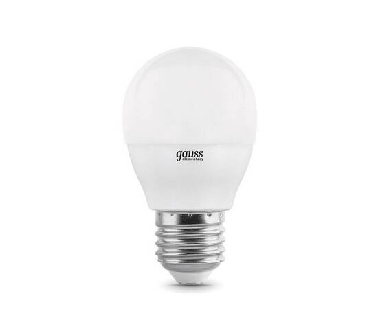 Лампа светодиодная диммируемая Gauss E27 7W 6500K матовая 105102307-D