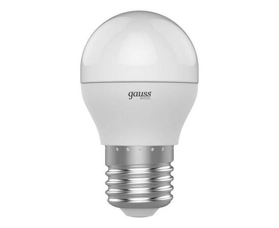 Лампа светодиодная Gauss E27 7,5W 4100К матовая 1053228