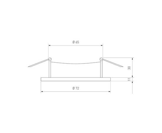 Встраиваемый светильник Elektrostandard 111 MR16 черный a053336, изображение 3