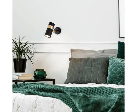 Спот Eurosvet Viero 20096/1 черный/золото, изображение 3