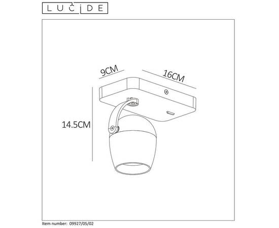 Спот Lucide Preston 09927/05/02, изображение 5