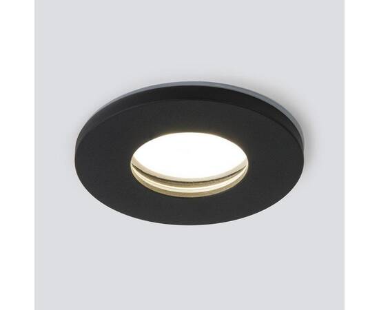 Встраиваемый светильник Elektrostandard 125 MR16 черный матовый a053360