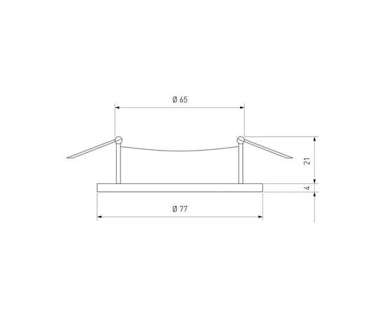 Встраиваемый светильник Elektrostandard 110 MR16 белый a053331, изображение 2