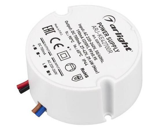 Драйвер Arlight ARJ-KE42700R 27-42V 29,4W IP44 0,7A 028193