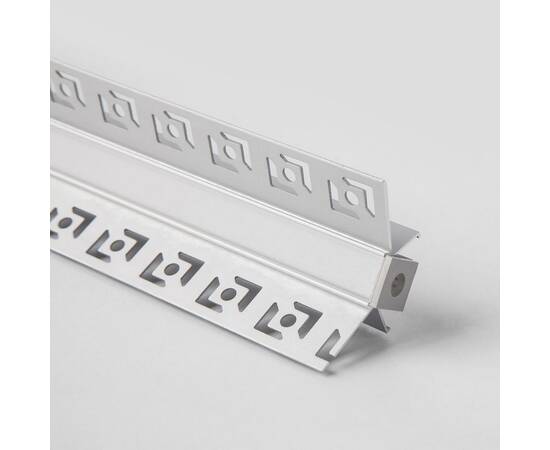 Профиль встраиваемый угловой алюминиевый с рассеивателем Elektrostandard внутренний угол LL-2-ALP014 a053634, изображение 3