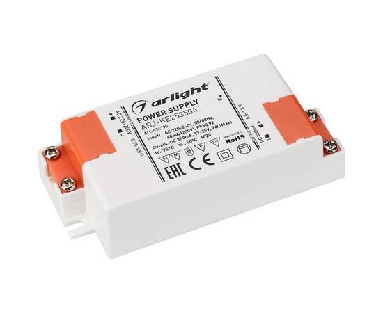 Драйвер Arlight ARJ-KE25350A 17-25V 9W IP20 0,35A 024795