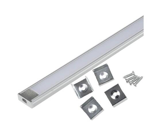 Профиль Uniel UFE-K02 Silver/Frozen 200 Polybag UL-00005027