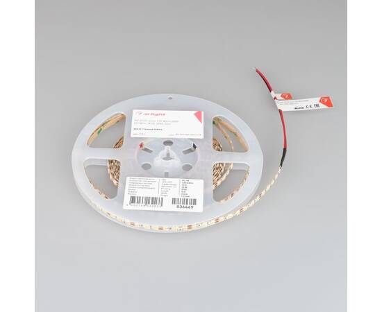 Светодиодная лента Arlight 12W/m 120LED/m 2835SMD теплый белый 5M 036449, изображение 2