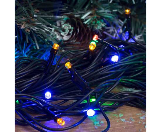 Гирлянда "Нить" уличная, УМС, 10 м, 3W LED-100-220V, МУЛЬТИ 187242