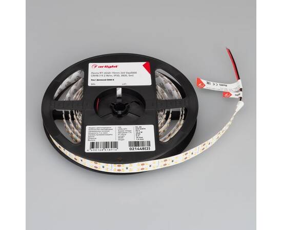 Светодиодная лента Arlight 19,2W/m 240LED/m 2835SMD дневной белый 5M 021448(2), изображение 2