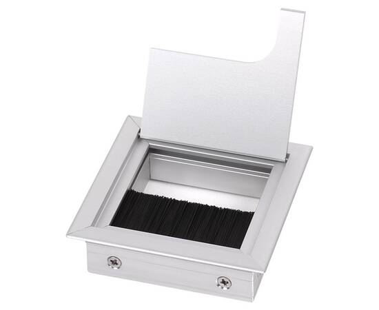 Пропуск для кабеля 80х80 мм Алюминий Ami Socket