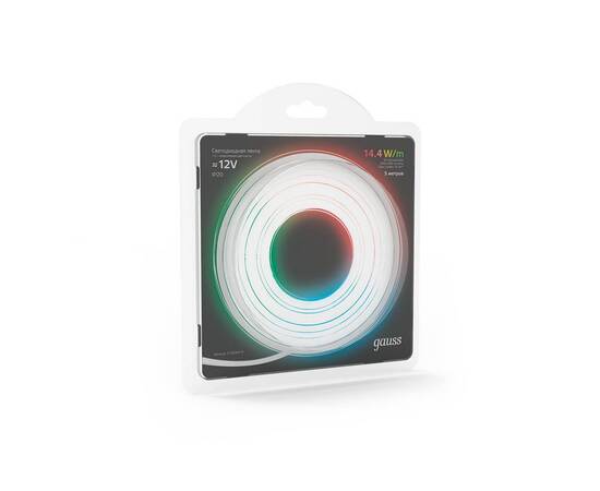 Светодиодная лента Gauss 14,4W/m 60LED/m 5050SMD RGB 5M 312000414, изображение 4